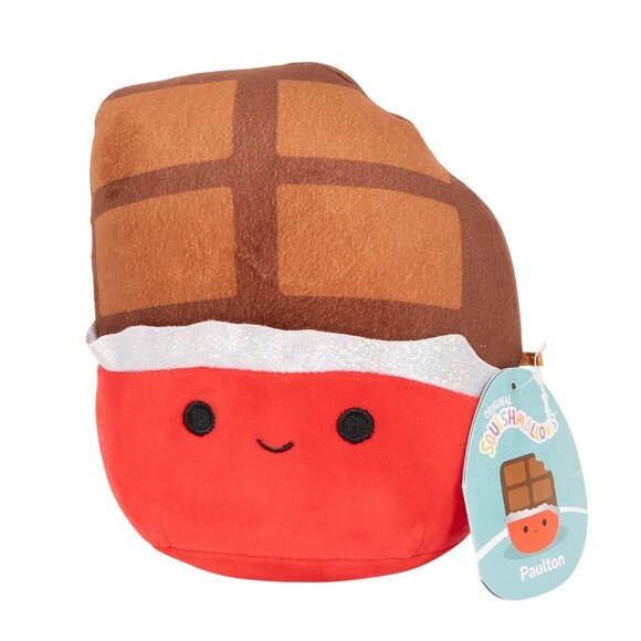 Squishmallows Paulton Chocolate Bar Plush 7" TAG Sweet Spicy Collectible Stuffed - Picture 1 of 4